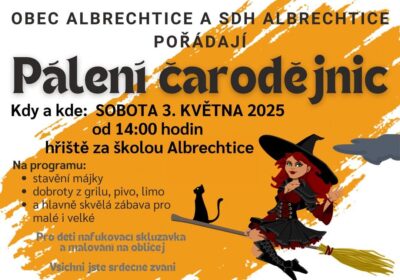 PÁLENÍ ČARODĚJNIC 3.5.2025