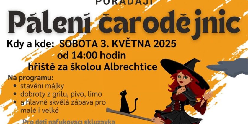 PÁLENÍ ČARODĚJNIC 3.5.2025